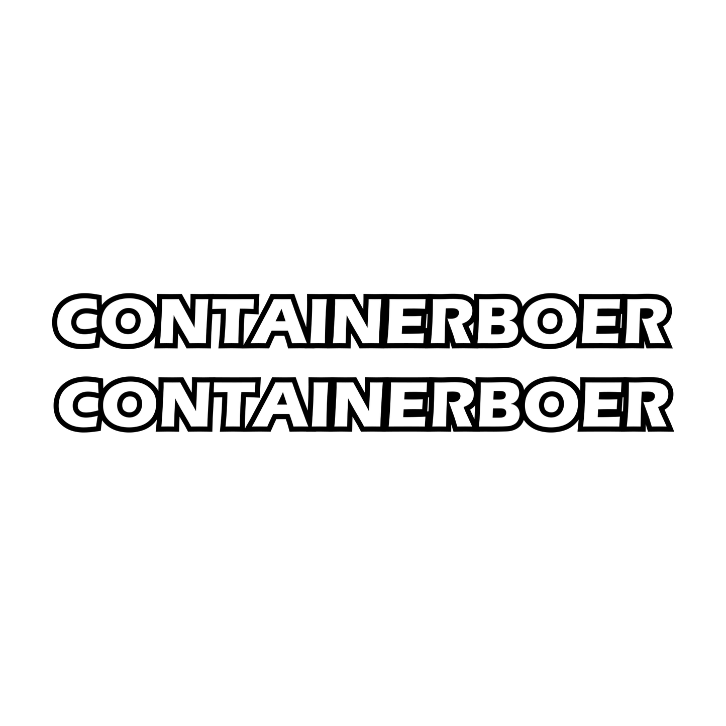 ContainerBoer Zijraam Sticker
