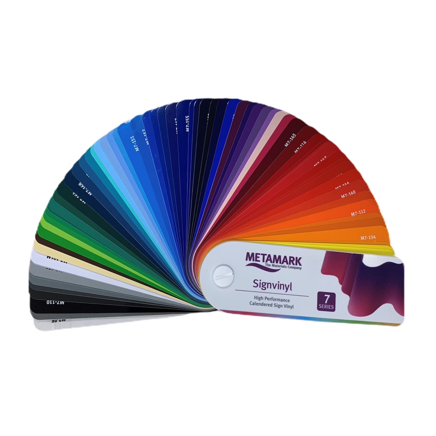 Kleurenwaaier sticker folie