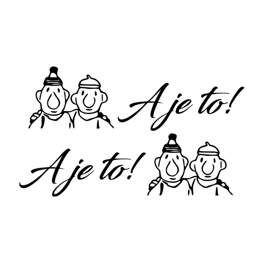 Ajeto Buurman en Buurman Zijraam Sticker