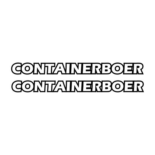 ContainerBoer Zijraam Sticker