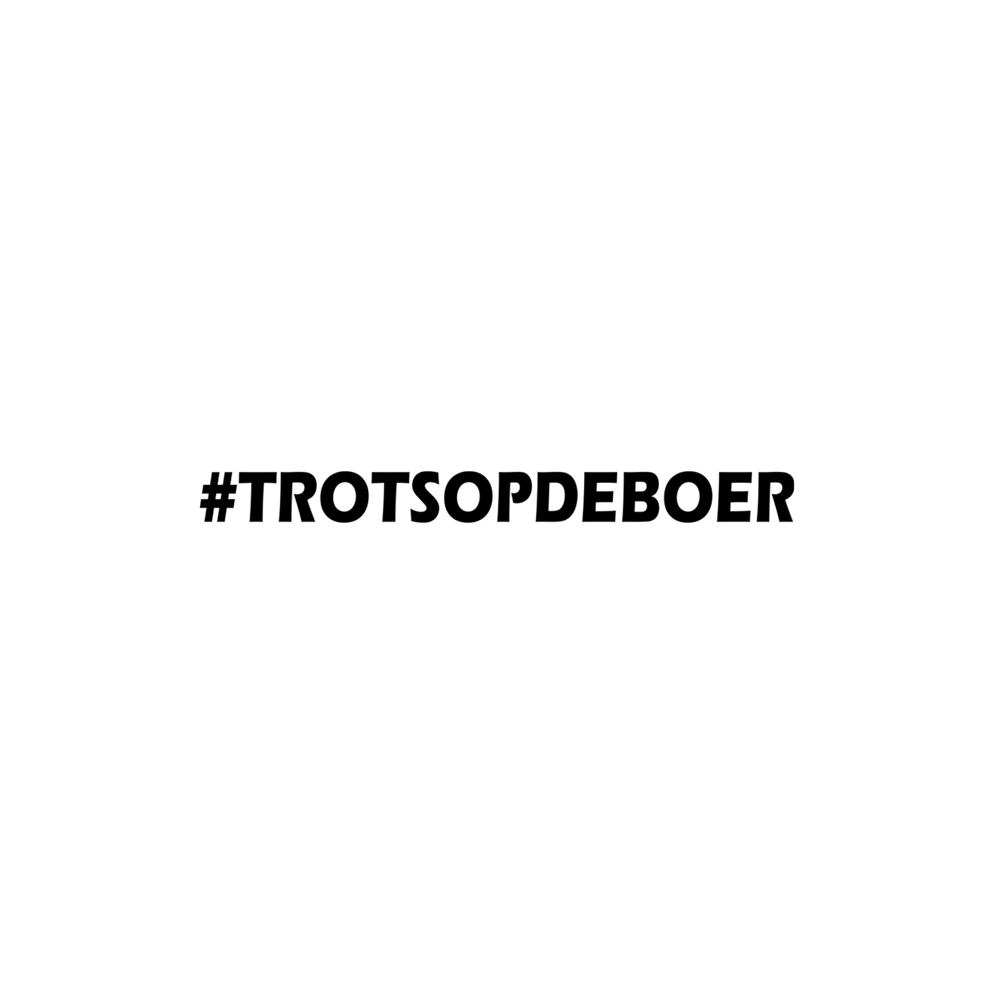 #TROTSOPDEBOER