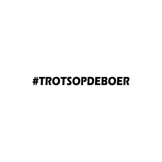 #TROTSOPDEBOER